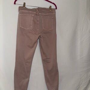 Abrand Women's Dusty Pink Skinny Jeans